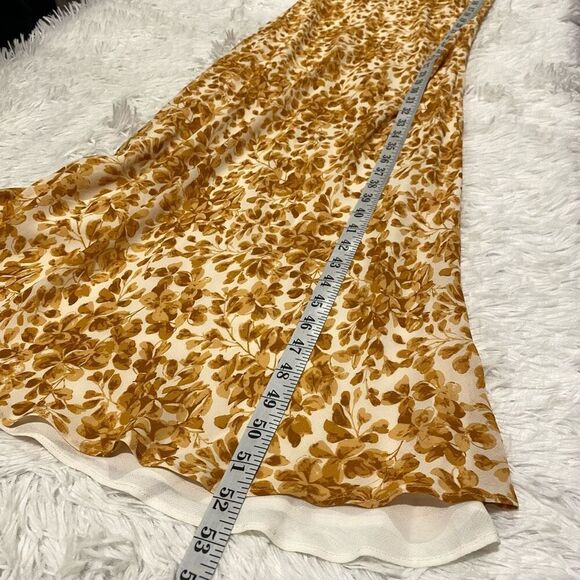 Reformation Reya Dress in Goldfinch Size 6 - Picture 6 of 7